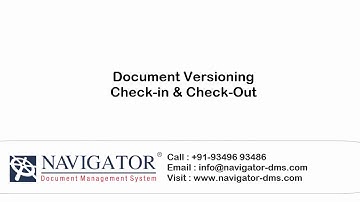 007 Navigator-DMS : Versioning