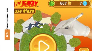 Tom and Jerry mouse maze || Collect butter, cheese and avoid Tom cat screenshot 1