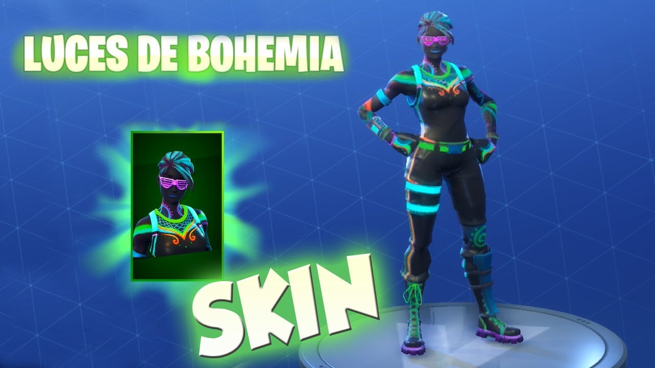 LA SKIN MAS COLORIDA DE FORTNITE! *LUCES DE BOHEMIA* - YouTube - 1280 x 720 jpeg 87kB