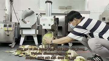 Máy gọt vỏ dừa tươi | Việt Trung