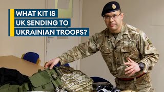 Inside a Ukrainian soldier's UK-supplied kit bag