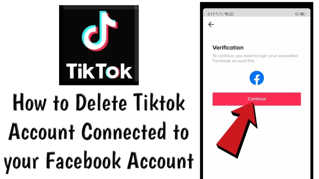 How to Delete Tiktok Account Connected to Facebook Account