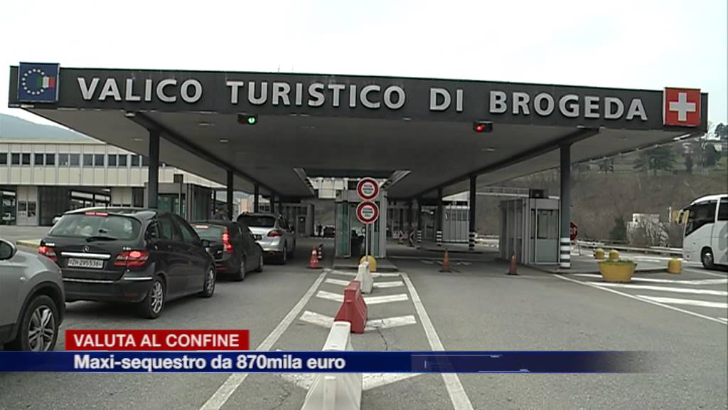 Etg - Maxi sequestro valutario al confine