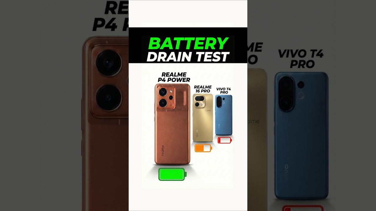 Realme P4 Power Battery Drain Test....