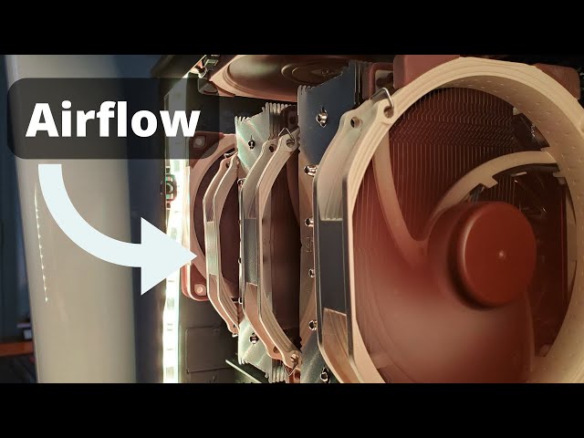 9 Noctua Fans running FULL SPEED -  HOLY COW! class=