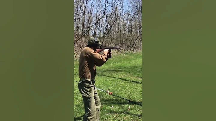 Full-auto Thompson shooting