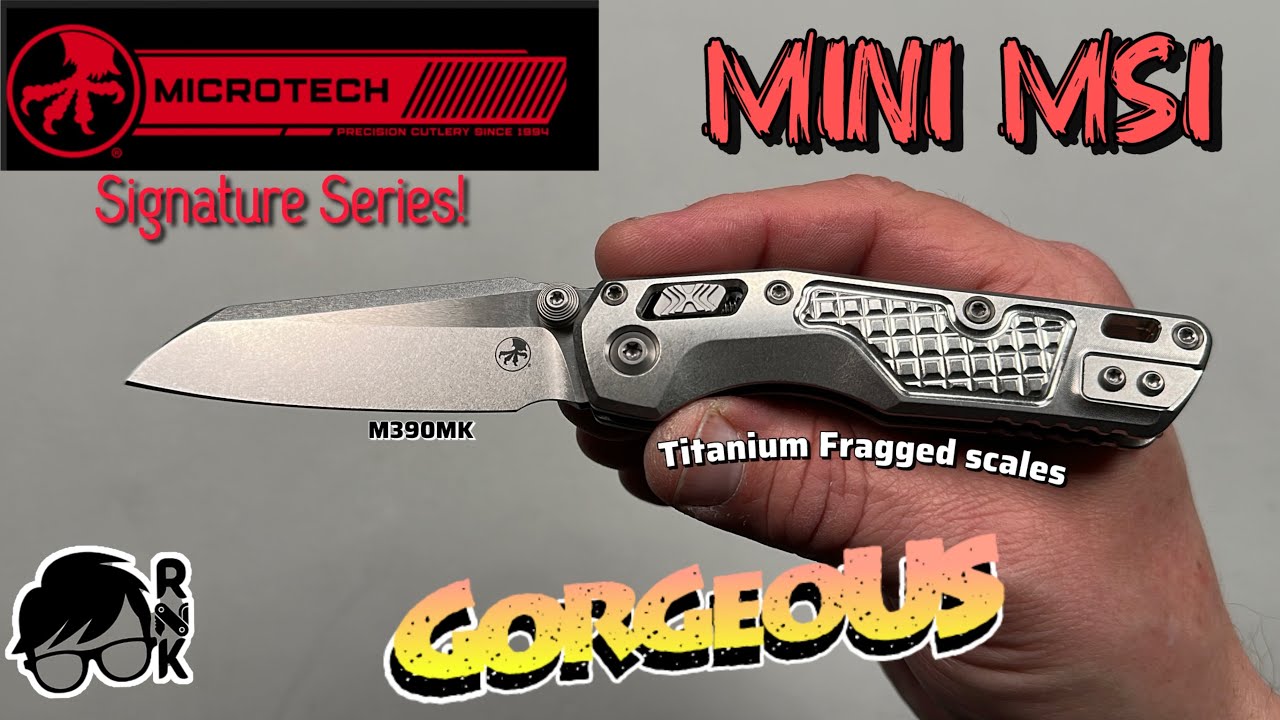 Да, это именно то, что вам нужно! Мой мини-нож MSI с титановыми накладками!