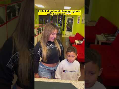 Little kid “RAGED “ at playing video game 🎮 😱 #shorts #iphone14 #mom #apple #iphone #ios #samsung
