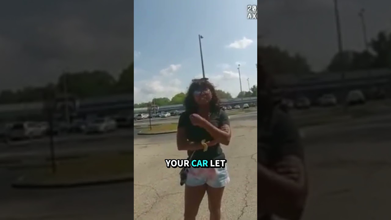entitled girl trying to flee