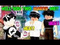 Reacting to roblox story  roblox gay story  triangle love