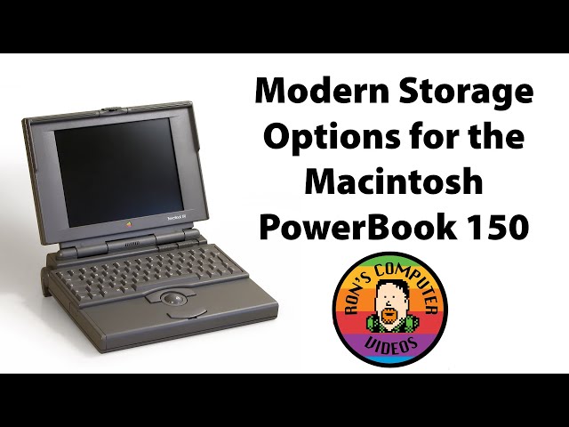 Upgrading the storage in your Macintosh PowerBook 150 (Modern IDE