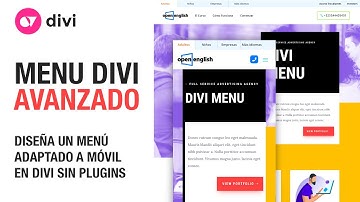 Cómo crear un menú principal con un menú secundario responsive en divi theme builder