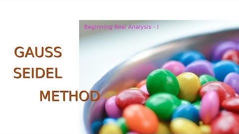 Supplementary practice problem ~ GAUSS Seidel METHOD