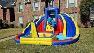 Valwix Inflatable Water Slide for Kids Backyard Review——AMAZING BESTWAY BOUNCESATIONAL BOUNCER