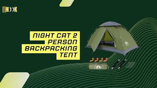 Night Cat 2 Person Backpacking Tent - Nomad Nook
