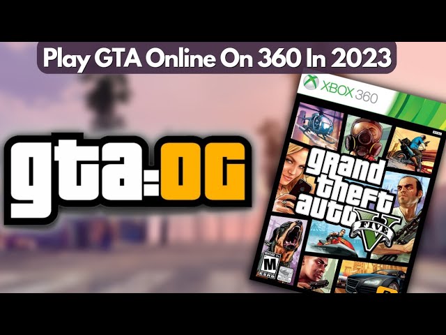 GTA V NOVA VERSÃO XBOX 360 ONLINE EM 2023 