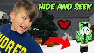 ΠΑΙΖΟΥΜΕ HIDE AND SEEK ΜΕ ΤΟ NOOBAKI ΣΤΟ MAP UNDERTALE Minecraft Famous Games @LetsPlayKristina