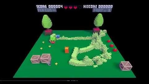 Voxatron Physics Test: Snail Hurling