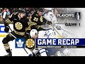 Gm 1 maple leafs  bruins 420  nhl highlights  2024 stanley cup playoffs