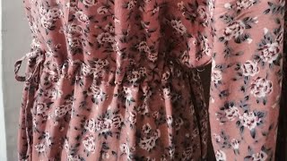 картинка: куйлак бичиб тикамиз. Шьём платье. We sew a dress. 52 размерда