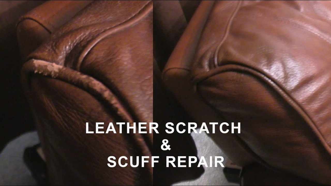 Leather Scratch & Scuff Repair  How to Colour Match Leather 