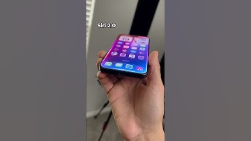 New Siri 2.0 UI on iPhone 15 Pro Looks Awesome.