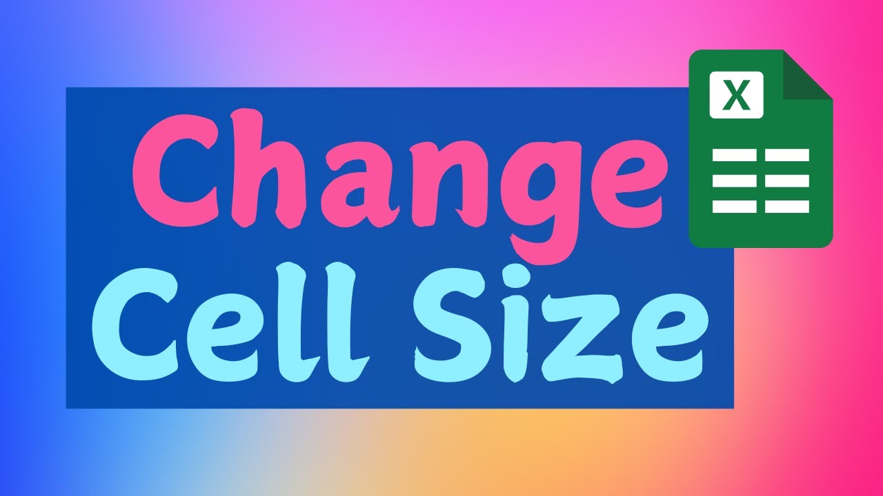 How to Change Row Height and Column Width in Excel Very Easily - YouTube