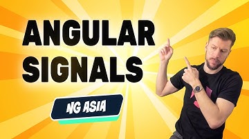 Angular Signals - The future of Angular