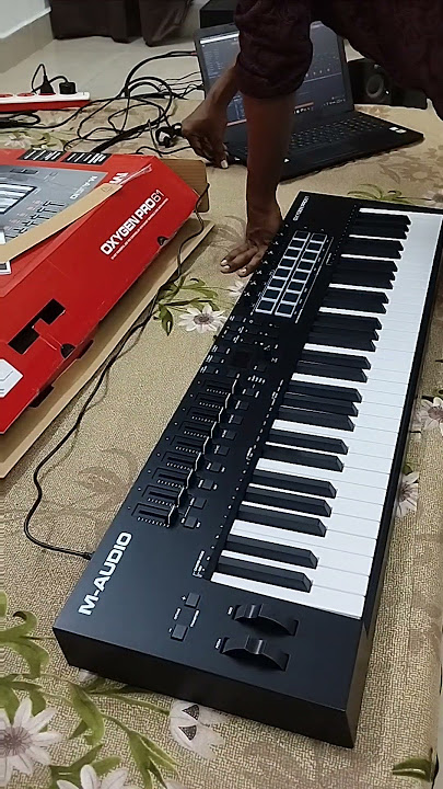 M audio Oxygen pro 61 unboxing                 New Setup.. Thank God #unboxingvideo #shots #review