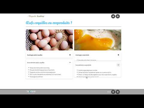 Vidéo: Oeufs Et Ovoproduits