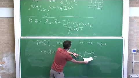 SRQ | Prof. Fabio Toninelli | Lecture 3 - The interacting dimer model  (copy)