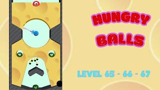 Hungry Balls Level 65 - 66 - 67 Solution Walkthrough