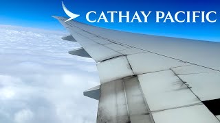 CATHAY PACIFIC Boeing 777300ER ECONOMY | Hong Kong  London Heathrow | FULL FLIGHT