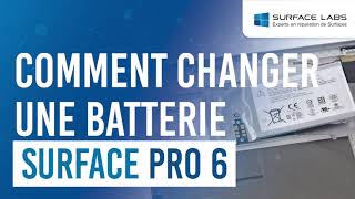 How to change the battery on a Surface Pro 6