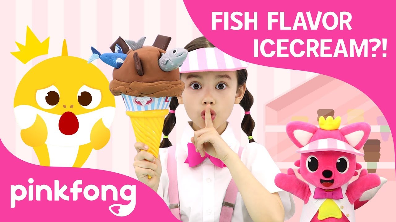 Likey Likey Ice Cream Shop-Fish Flavor Ice Cream?! | Baby Shark | Pinkfong Shows for Children