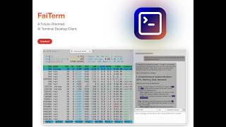 FaiTerm 跨平台可视化 AI Terminal,桌面端演示