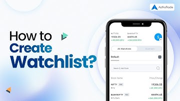 How to create a new watchlist in ASTHA FLOW stock trading mobile app?