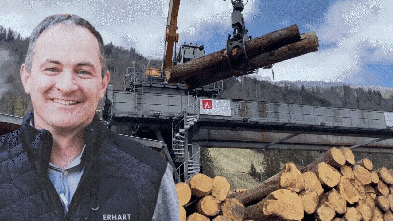 New Causa Holzpreis: Lokalaugenschein bei Erhart Holz, eines der größten Sägewerke in Vorarlberg