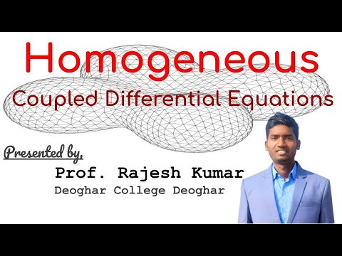 How to solve coupled differential equations? - YouTube