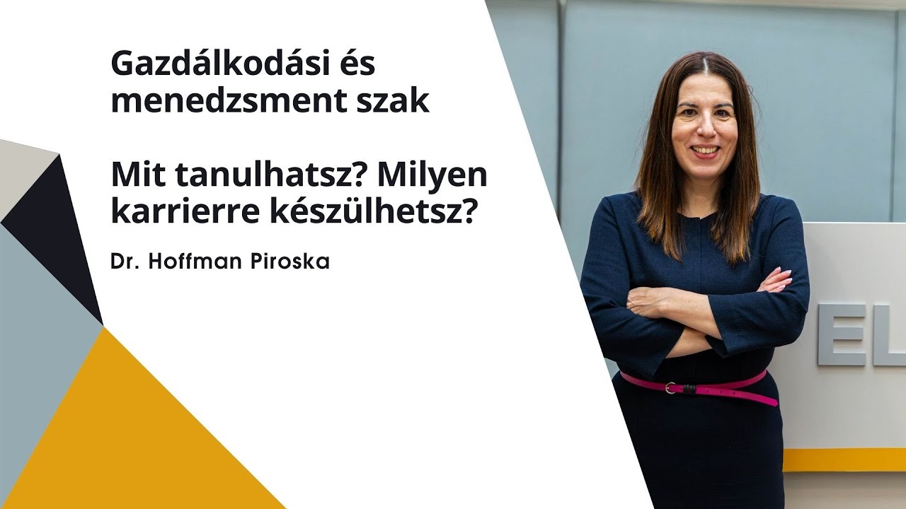 Karrierlehetőségek gazdálkodási és menedzsment szakos diplomával