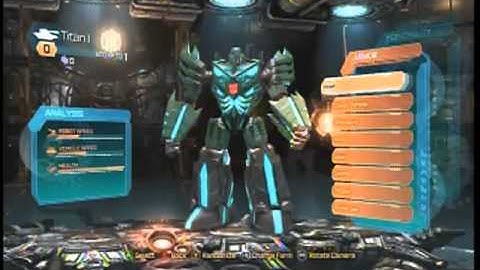 Transformers Fall of cybertron demo Titan customization