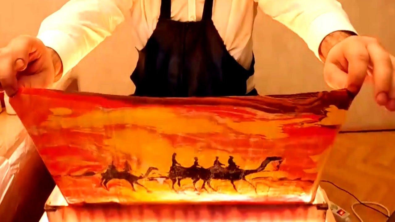 Art of Ebru | Ebru paint on water Beautiful Water Painting | CAPITELLO art  paints factory