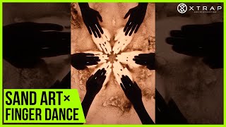 幻想的！サンドアートとフィンガーダンスの合作｜Finger dance × Sand art Hypnotizing Art