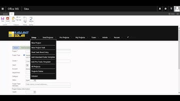 NOW in MODERN or CLASSIC UI: SP Project Tracker template for Office 365 and SharePoint