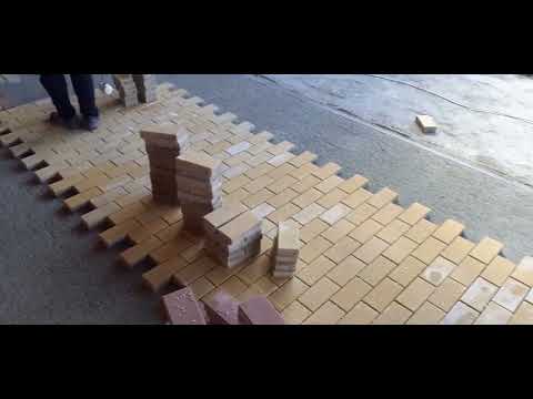 Как положить тротуарную плитку на бетонное основание своими руками