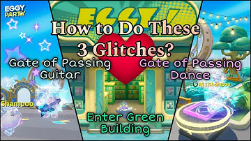 Eggy Party - How to Do Enter Green Building/Gate of Passing Guitar + Dance Glitch {Game Guide} (iOS)