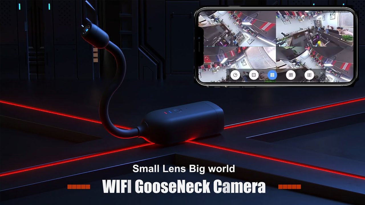 QJ700 360 Degree Video Camera V380 Pro APP Smart Phone WIFI Mini