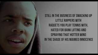 Earl Sweatshirt-WHOA (LYRICS ON SCREEN)