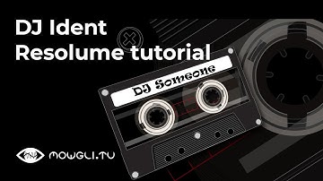 Resolume tutorial - Create a DJ Ident