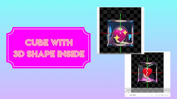 Cube With 3d Shape Inside- Trendy Videostar